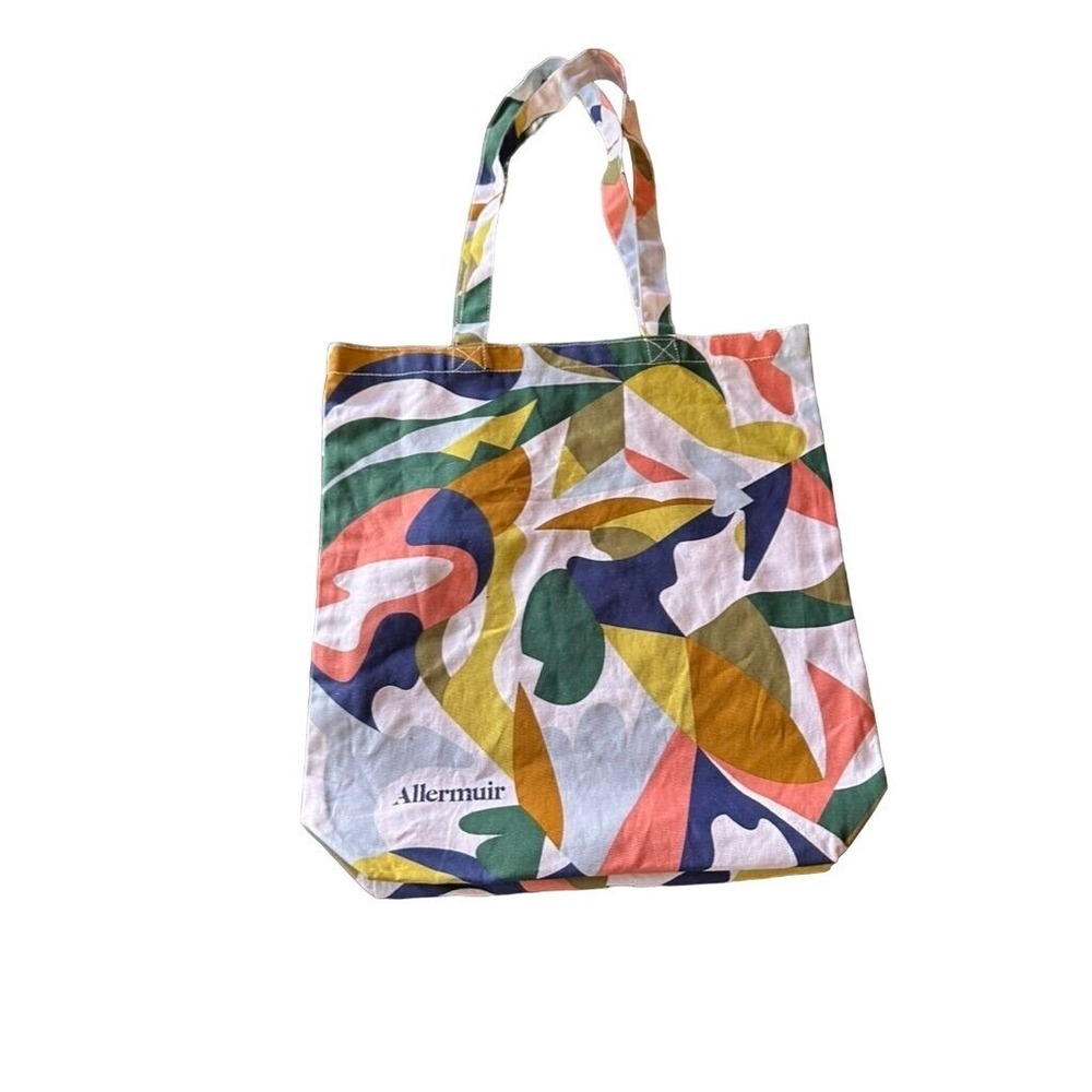 Allermuir Abstract Pattern Cotton Tote Bag Colorful Boho